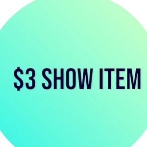 $3 Show Item